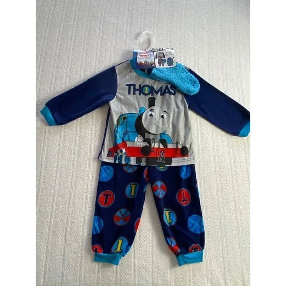 Nickelodeon Thomas & Friends Size 2T 3 Piece Pajama Set
